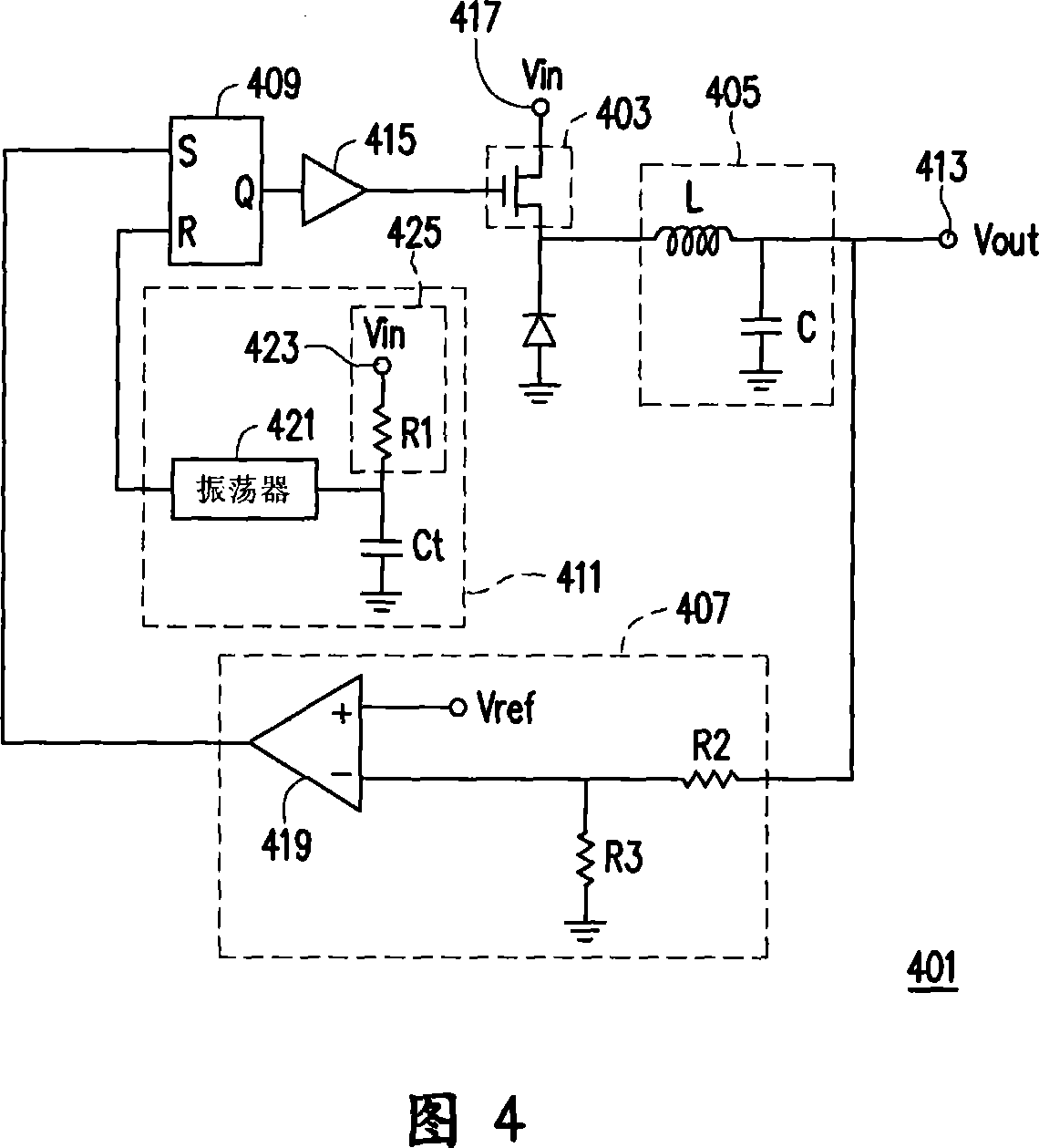 DC-DC decompression converter and ripple improving circuit