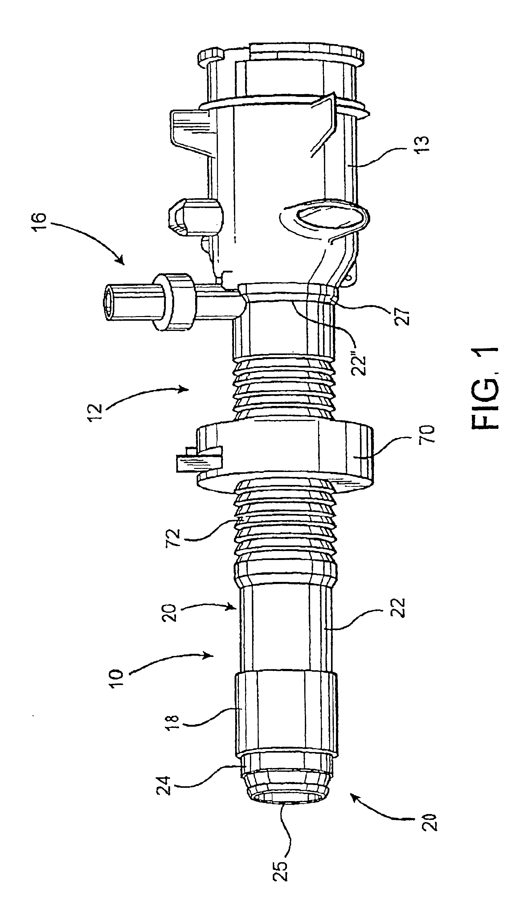 Anchoring assembly for a medical instrument