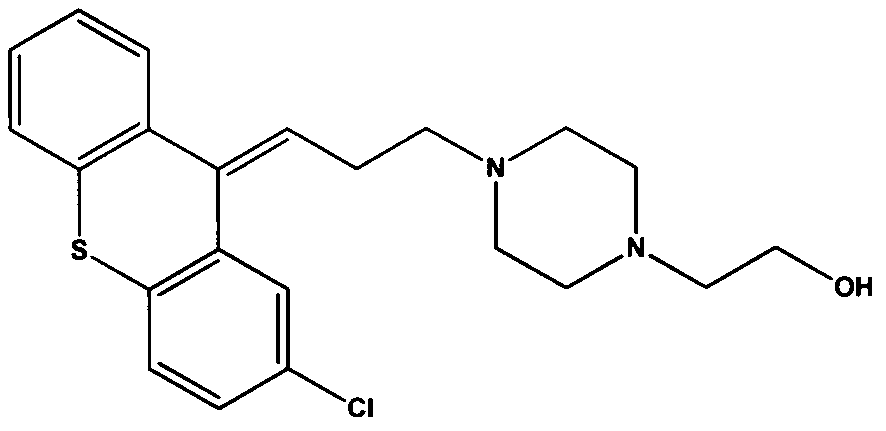 Separation and purification method of zuclopenthixol