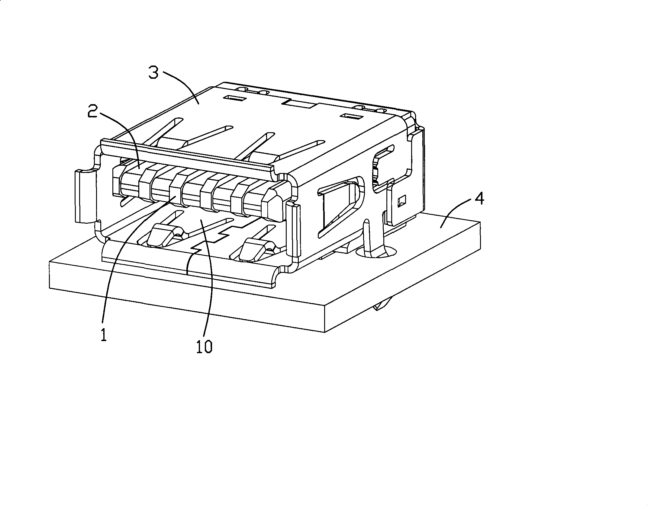 Electric connector for socket