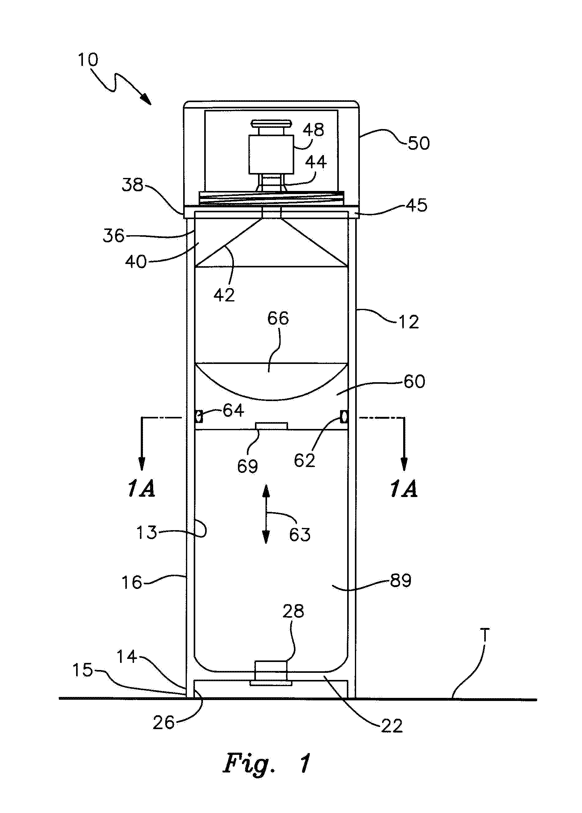 Centrifuge Tube Assembly for Separating, Concentrating and Aspirating Constituents of a Fluid Product
