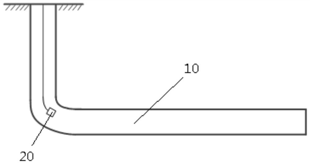 Interference well testing method for volcanic gas reservoir horizontal well