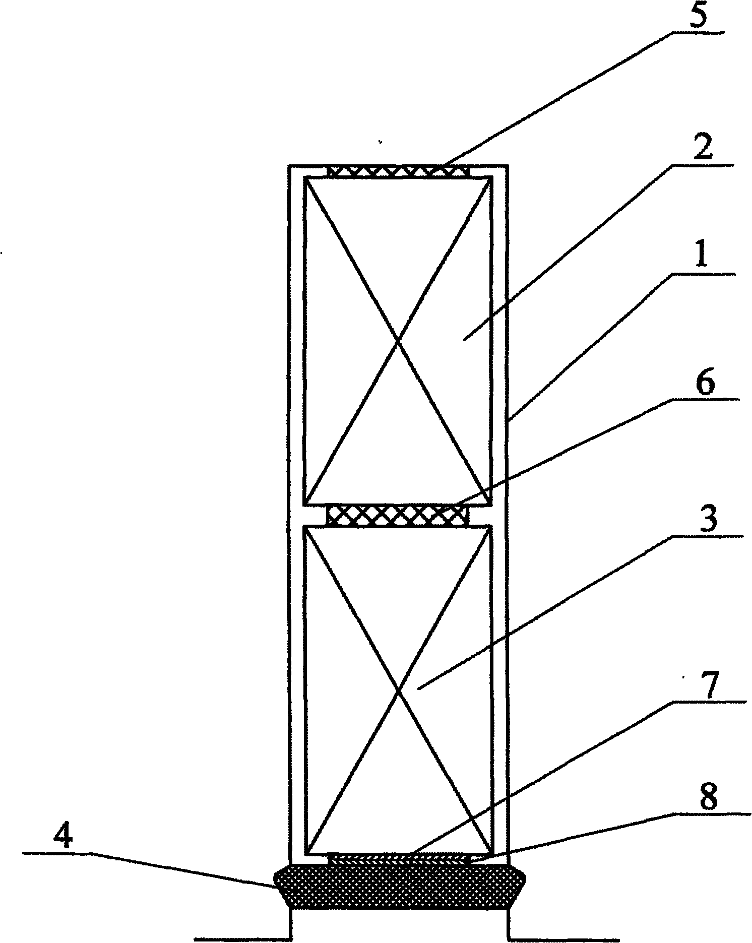 Motor stator component structure with magnetic slot wedge