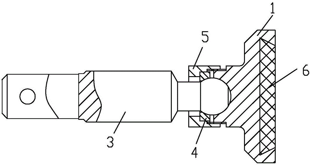 Pressure plate flexible connection type self-cleaning valve clack