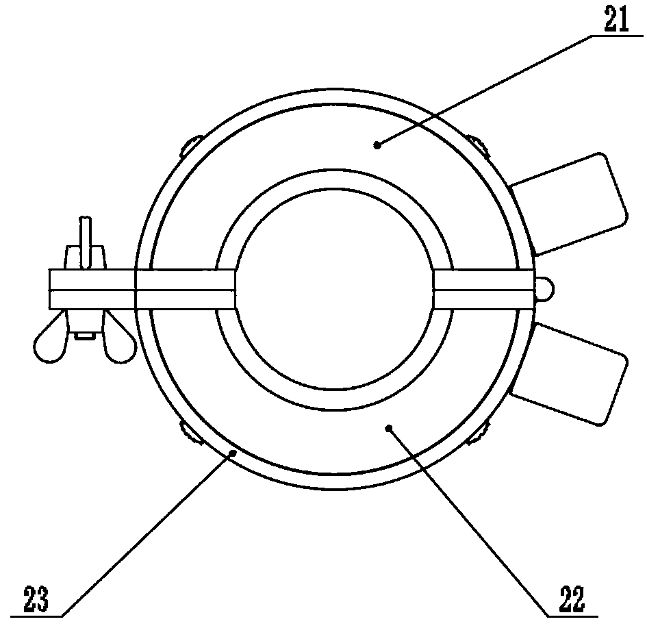 A detachable sleeve-type force sensor for bracket structure