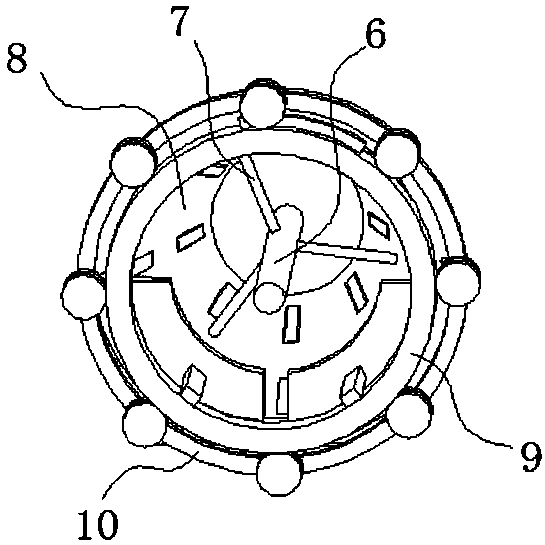 Magnetic separator with self-cleaning function for feed processing