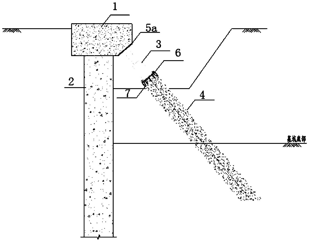 End type prestress batter pile and construction method thereof
