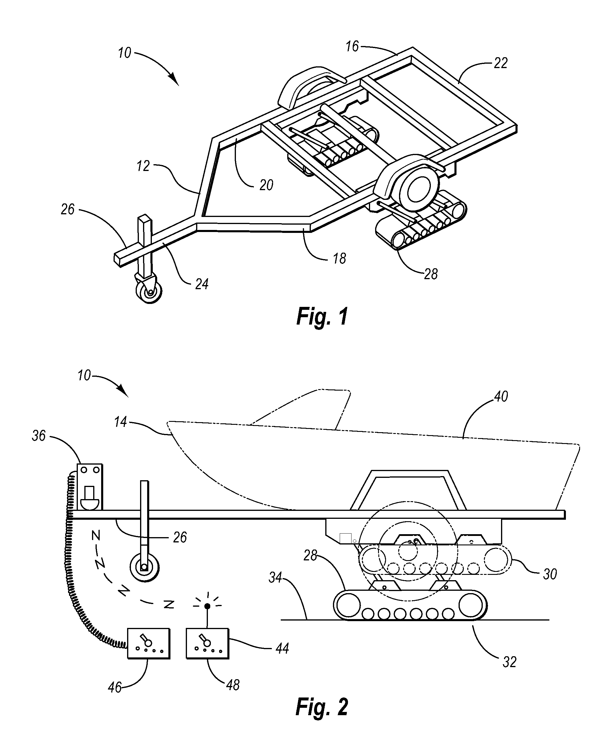 Self propelled trailer