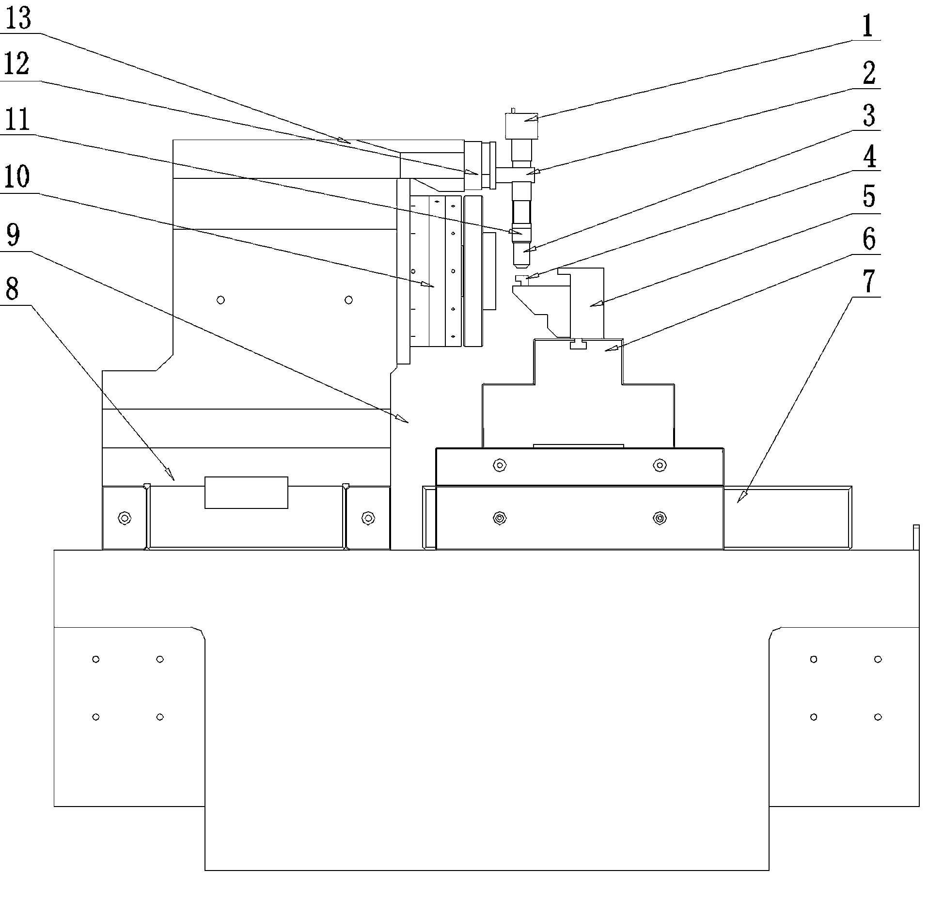 Ultra-precision turning tool setting device