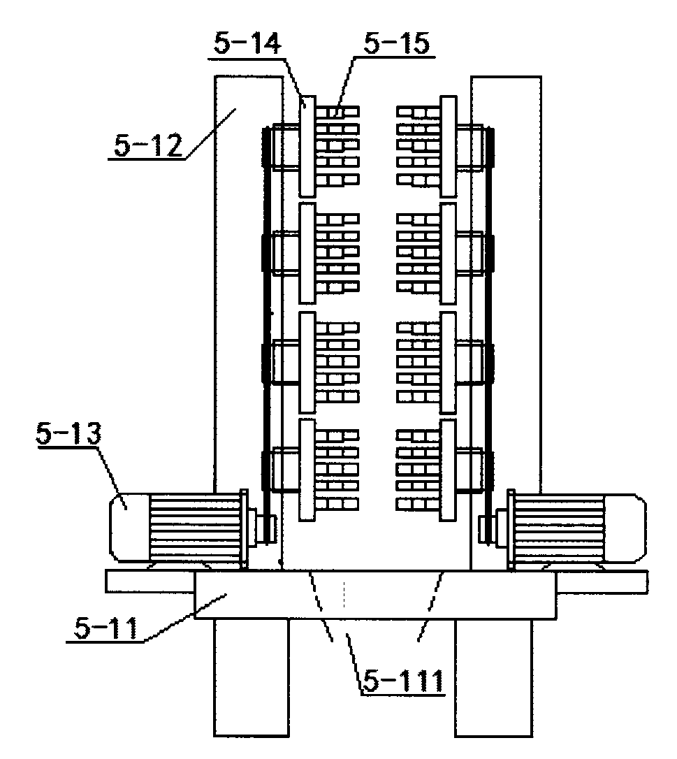Duck depilation process flow and production line thereof