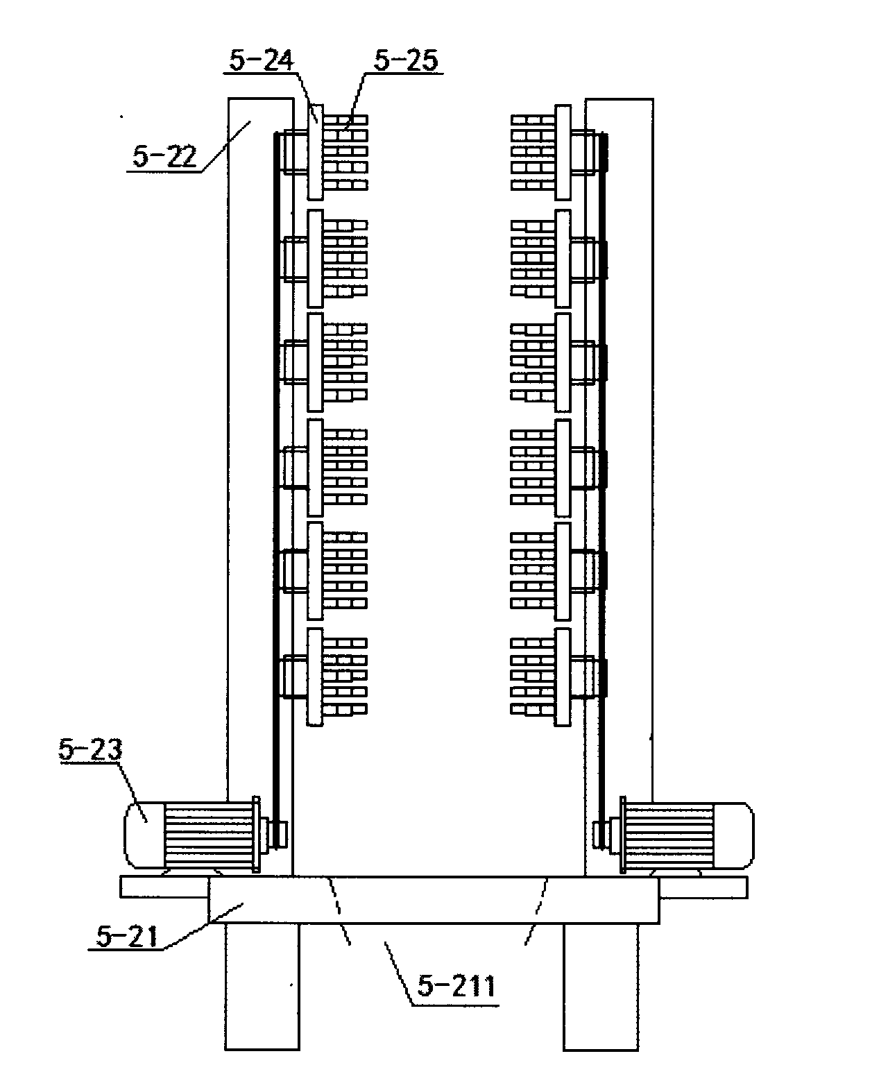 Duck depilation process flow and production line thereof