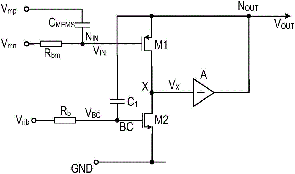 Low noise amplifier for MEMS capacitive transducers