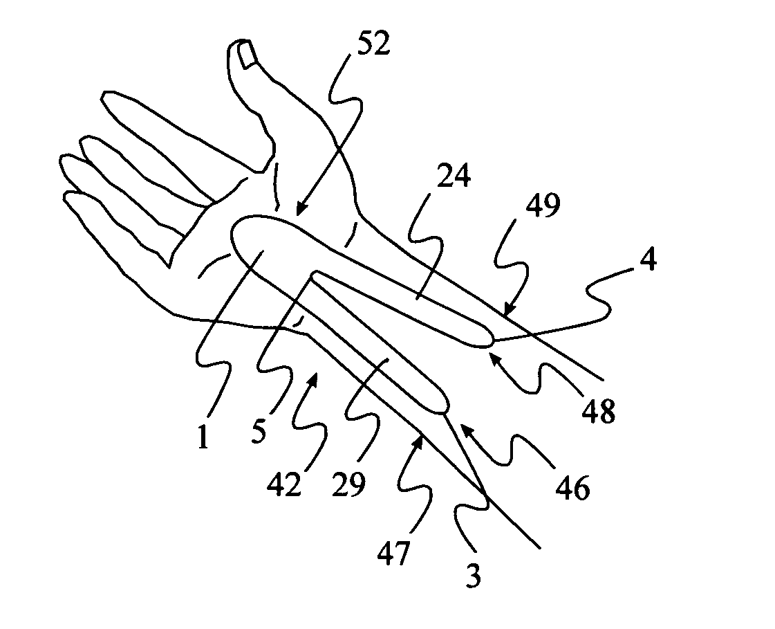 Method and application of a self adhesive splint