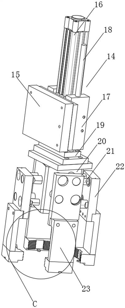 A segment unloading device inside a shield machine tunnel and its working method