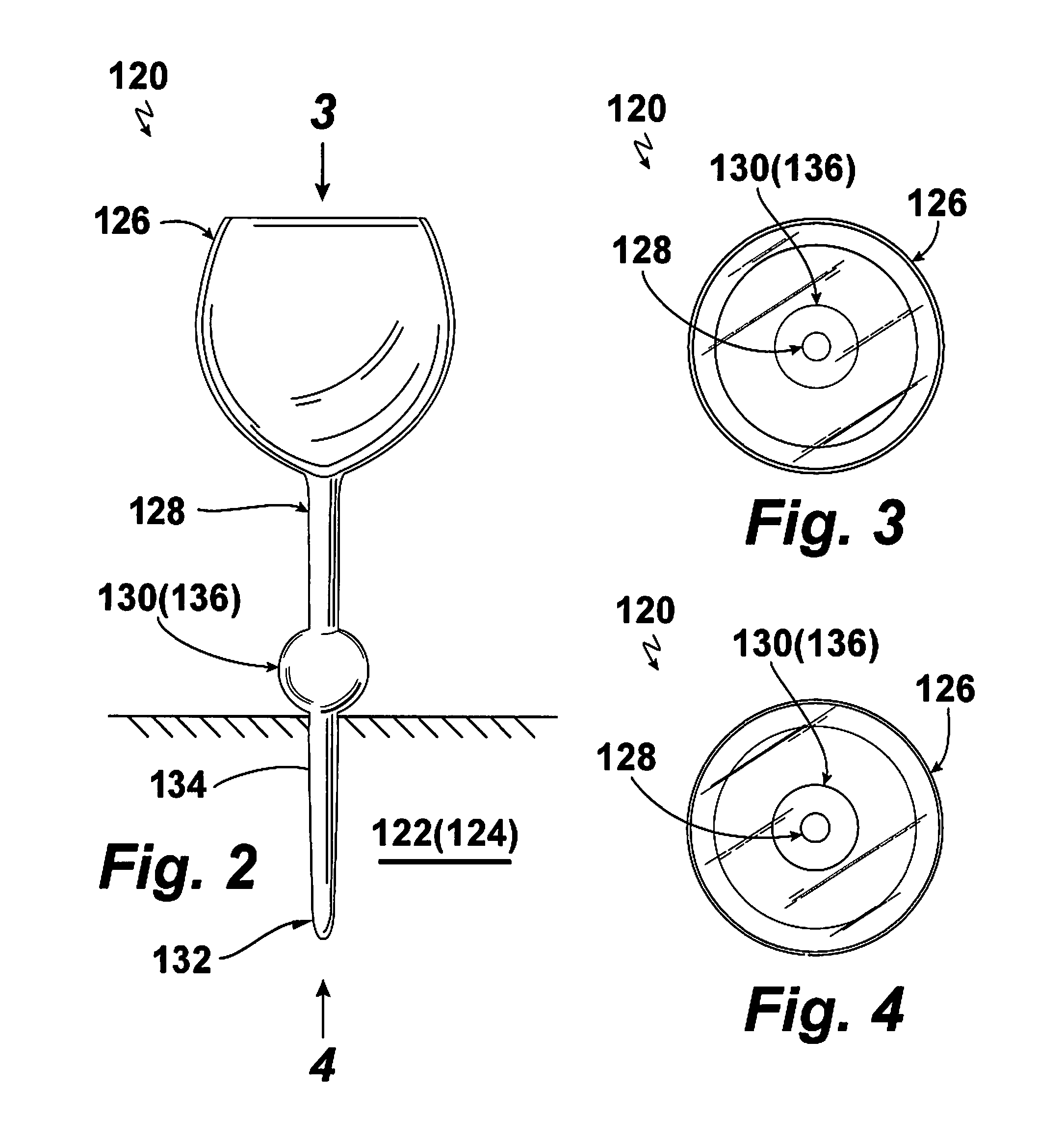 Beach glass and cooperating caddy for storing or transporting