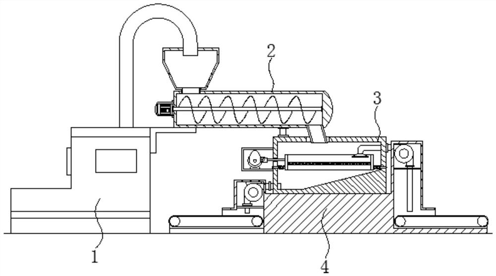Tea processing and transporting system capable of screening tea in time and collecting tea separately