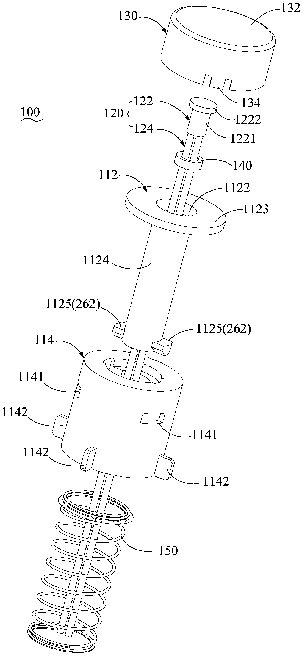 Temperature sensor and heating appliance component