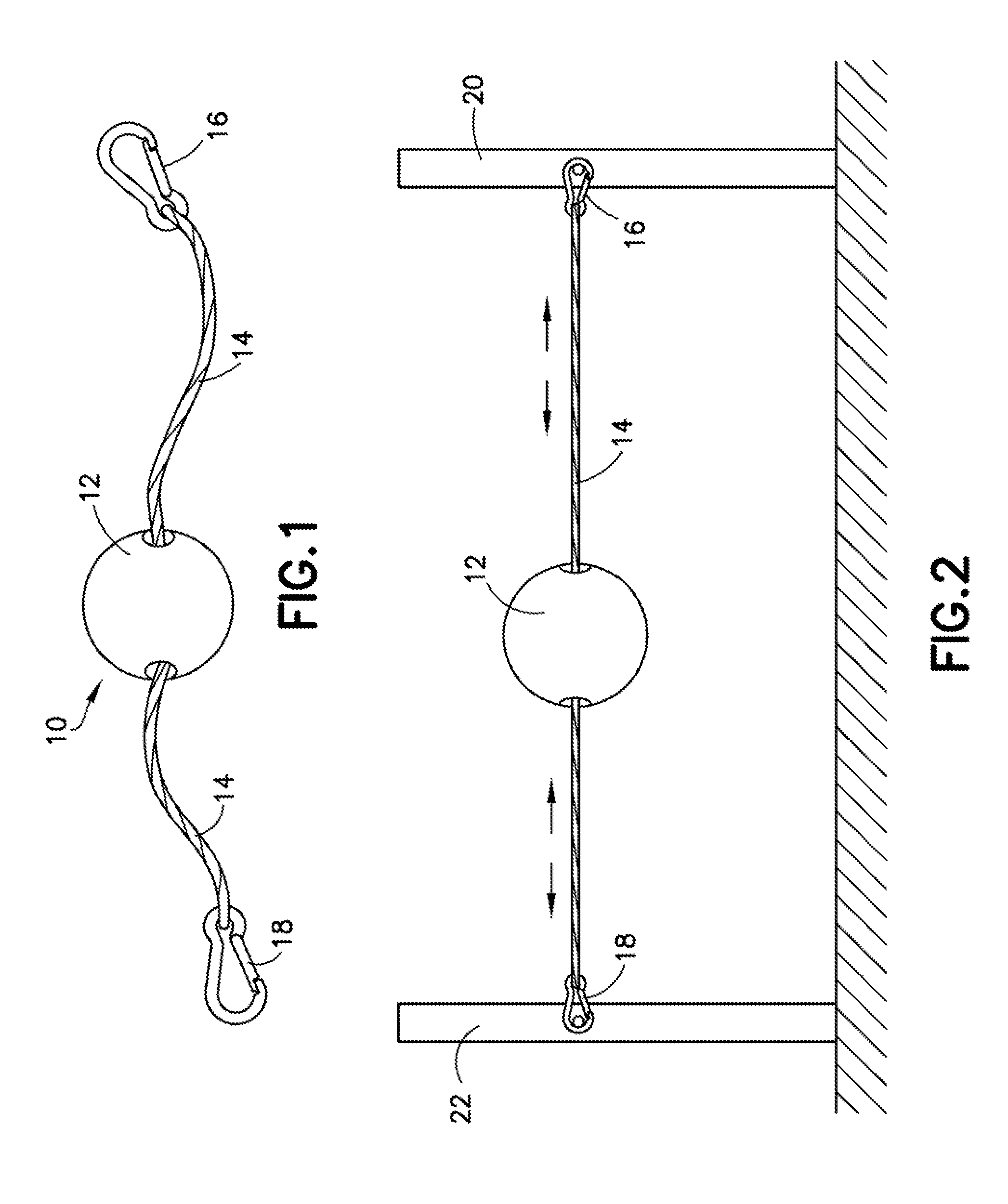 Punching bag and suspension system