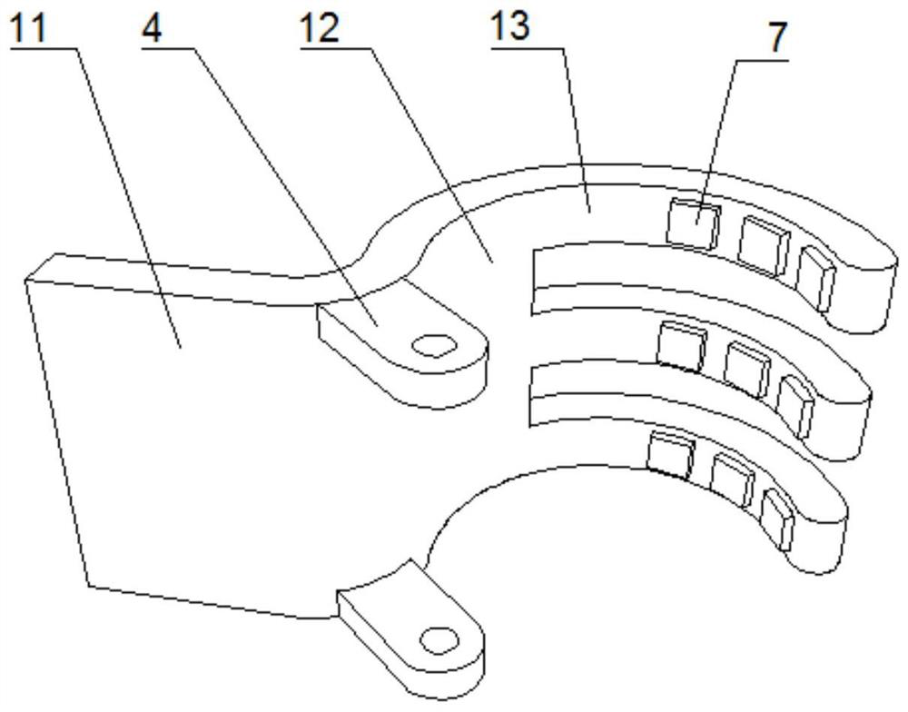 Special grafting clamp for vegetables and vegetable grafting method