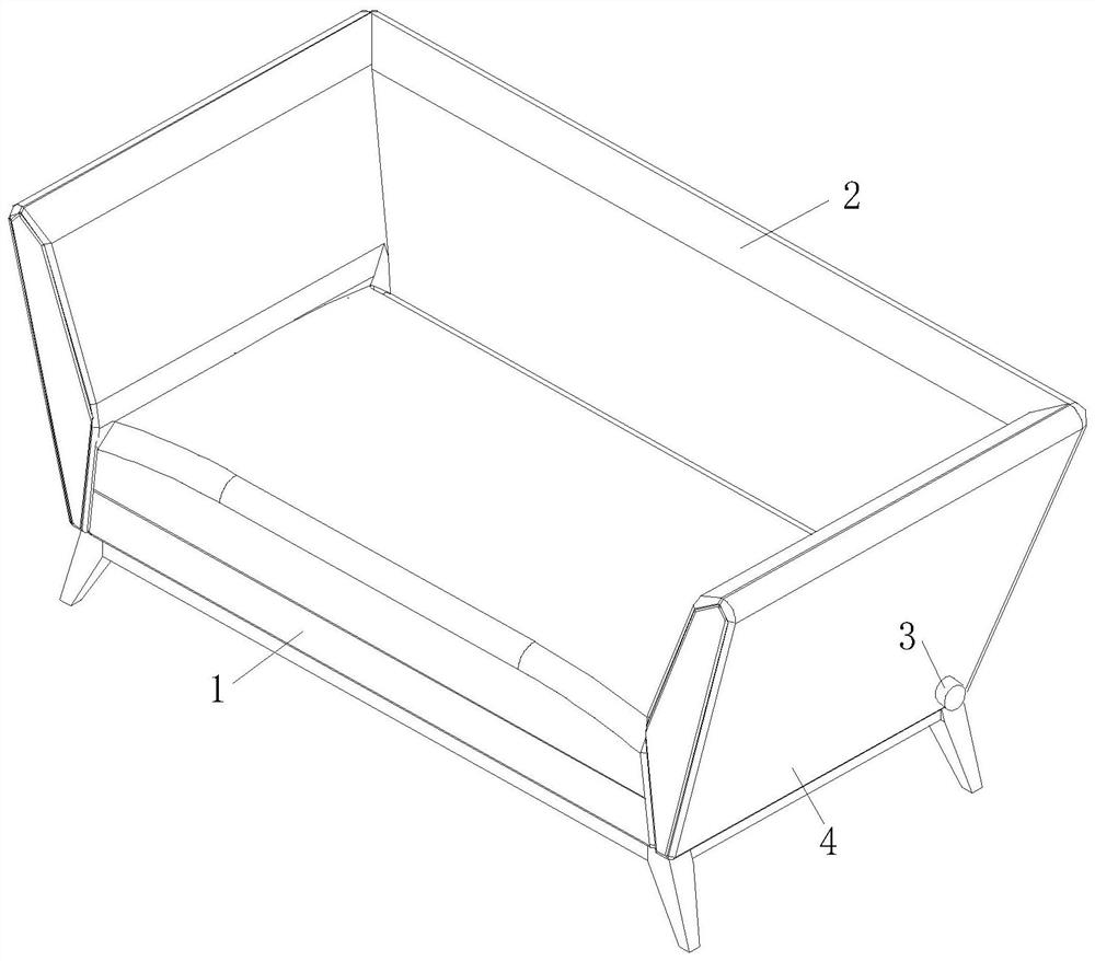 Multifunctional sofa based on Internet of Things