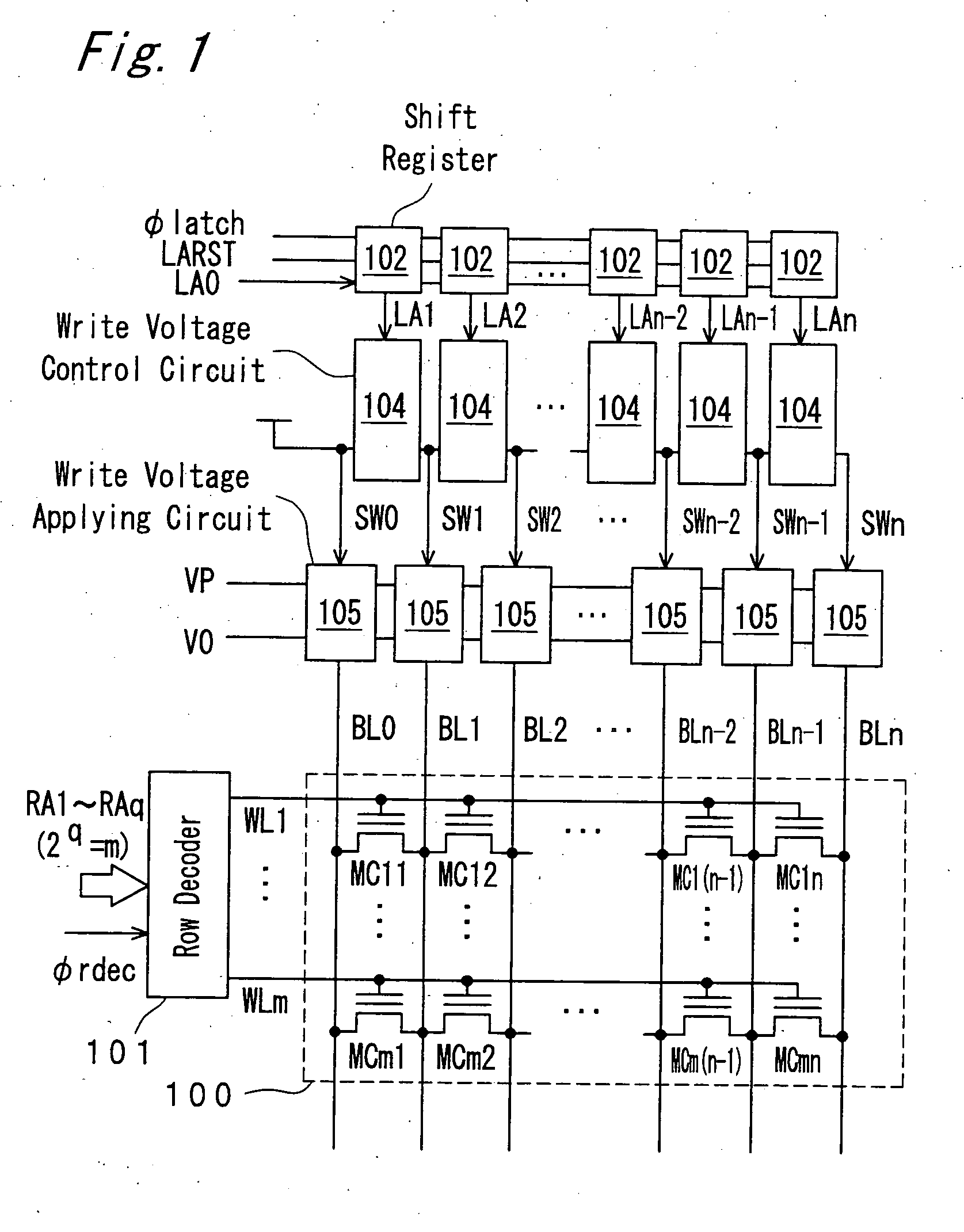 Semiconductor memory device and electronic equipment