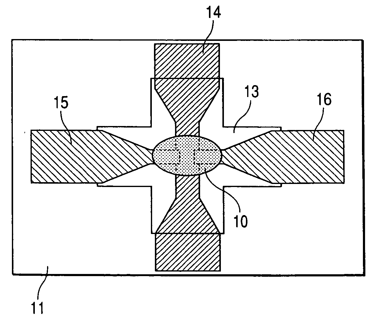 Organic-inorganic composite insulating material for electronic element, method of producing same and field-effect transistor comprising same