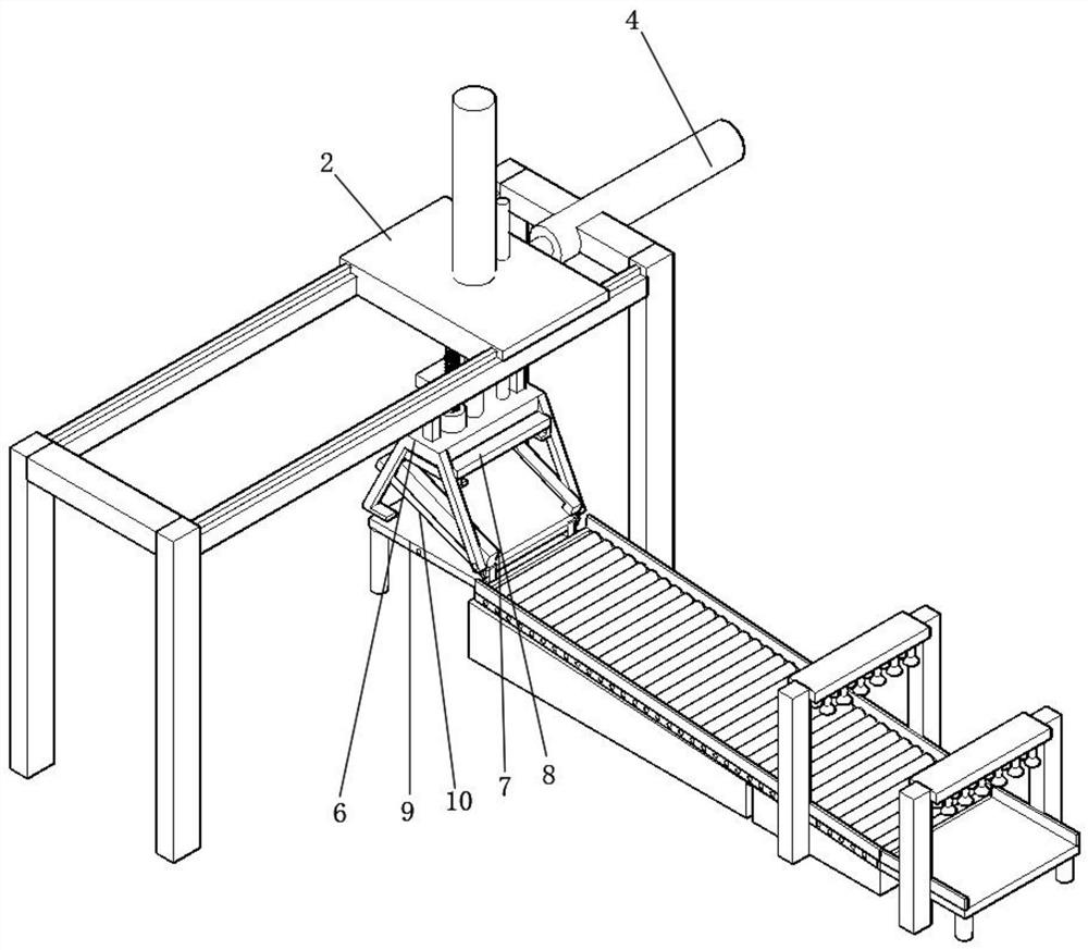 Casting demoulding and cleaning mechanism