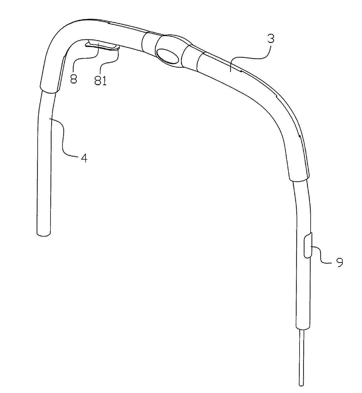 Pulling device of brake cable of cart
