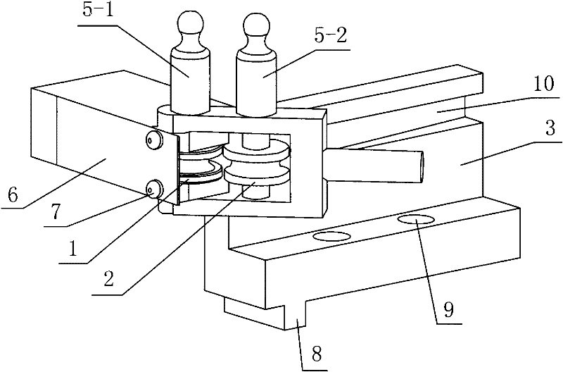 Processing device of thin-diameter thin-wall metal elbow