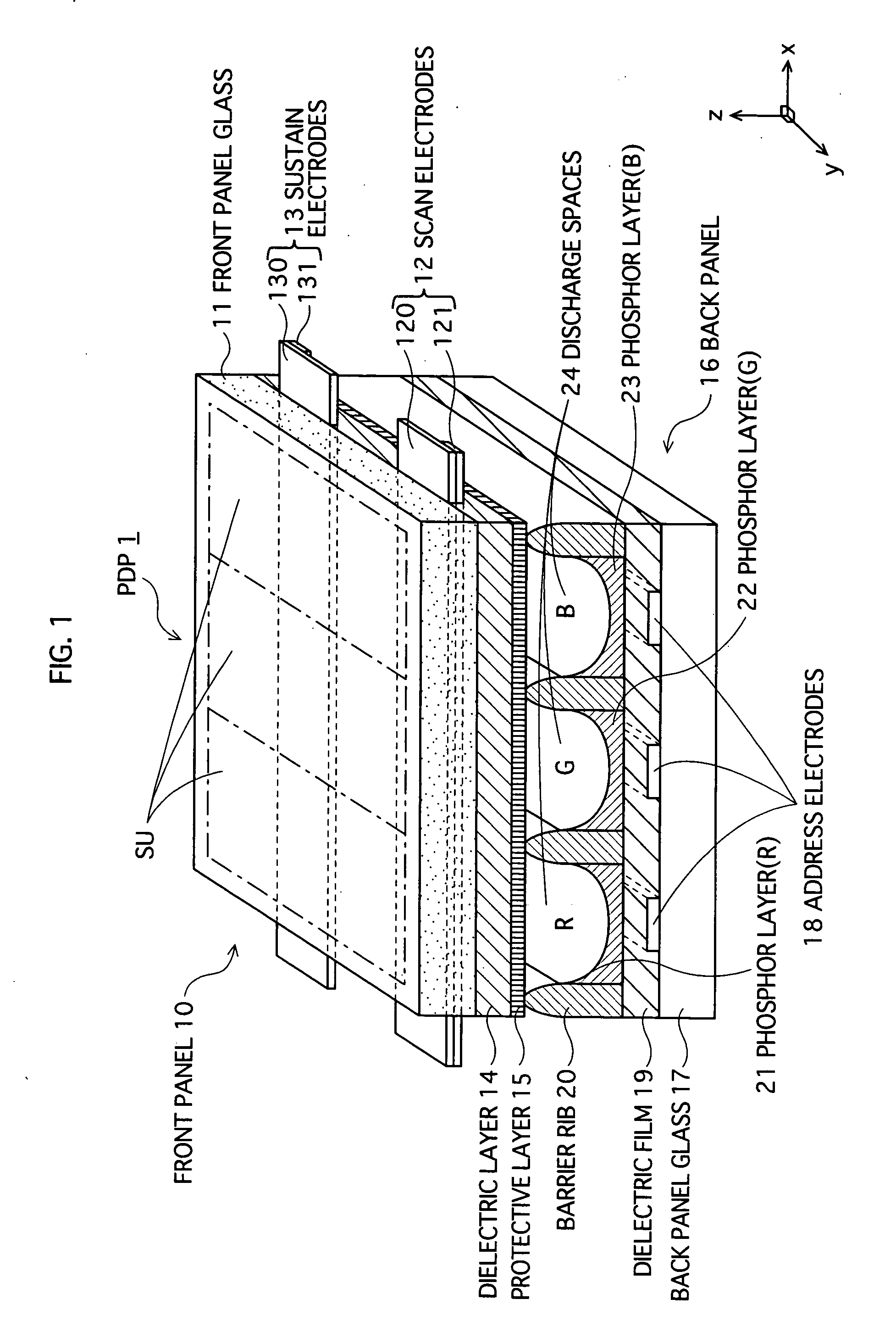 Plasma display panel and manufacturing method therefor