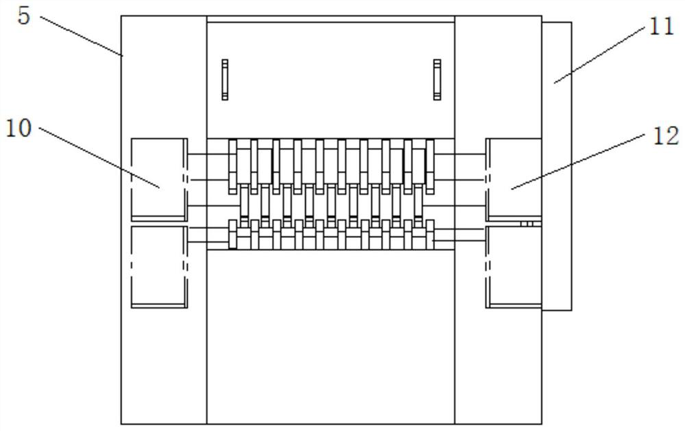 Movable pruned branch crushing and recycling treatment device