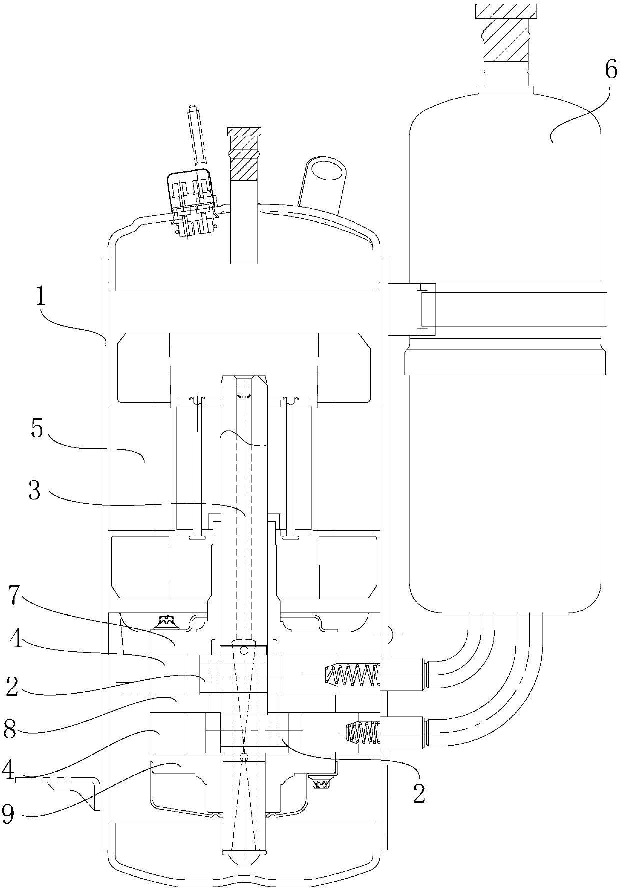 Double-cylinder compressor