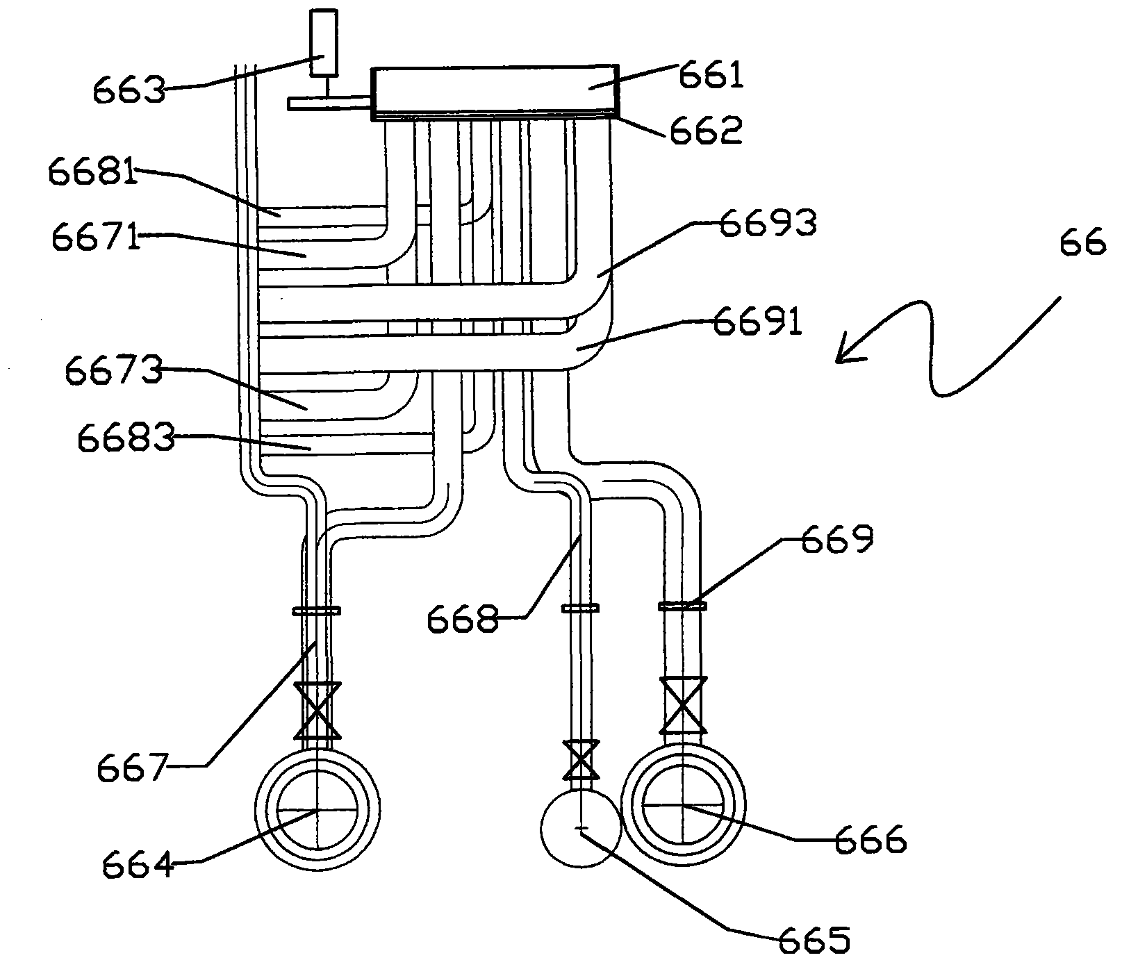 Heat storage and heat exchange method for coal pyrolysis furnace combustion heater
