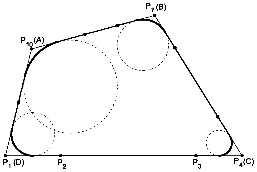 Linear elastic model modeling solving method based on geometric spline