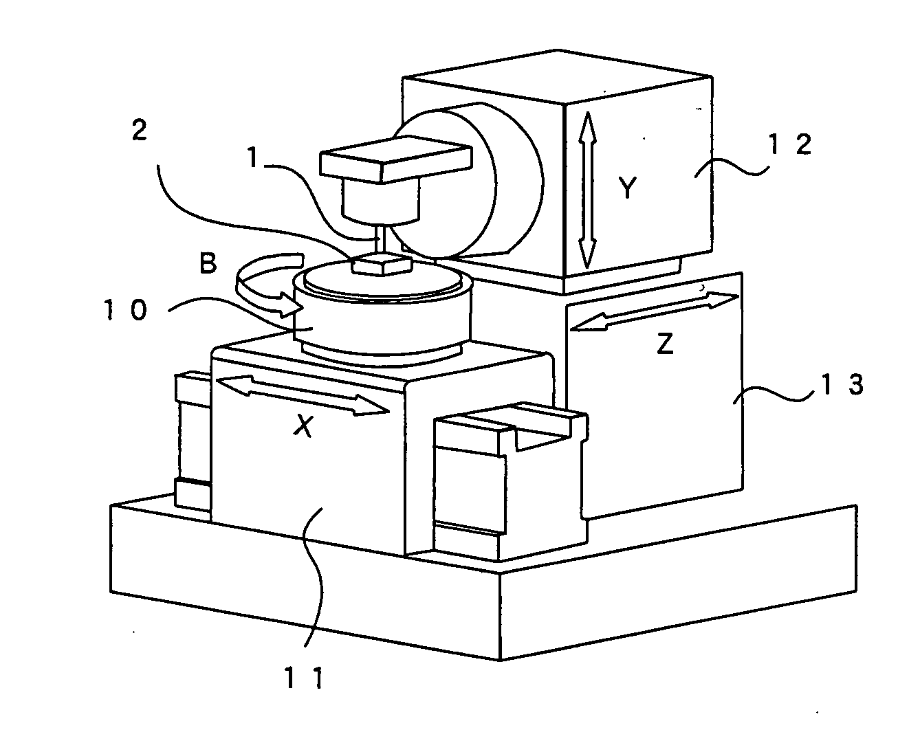 Machine tool having function of detecting contact between tool and workpiece
