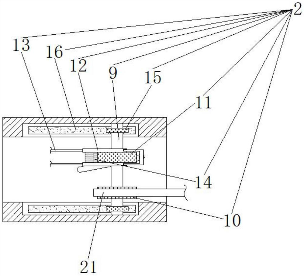 Abdominal cavity tissue section ligation device