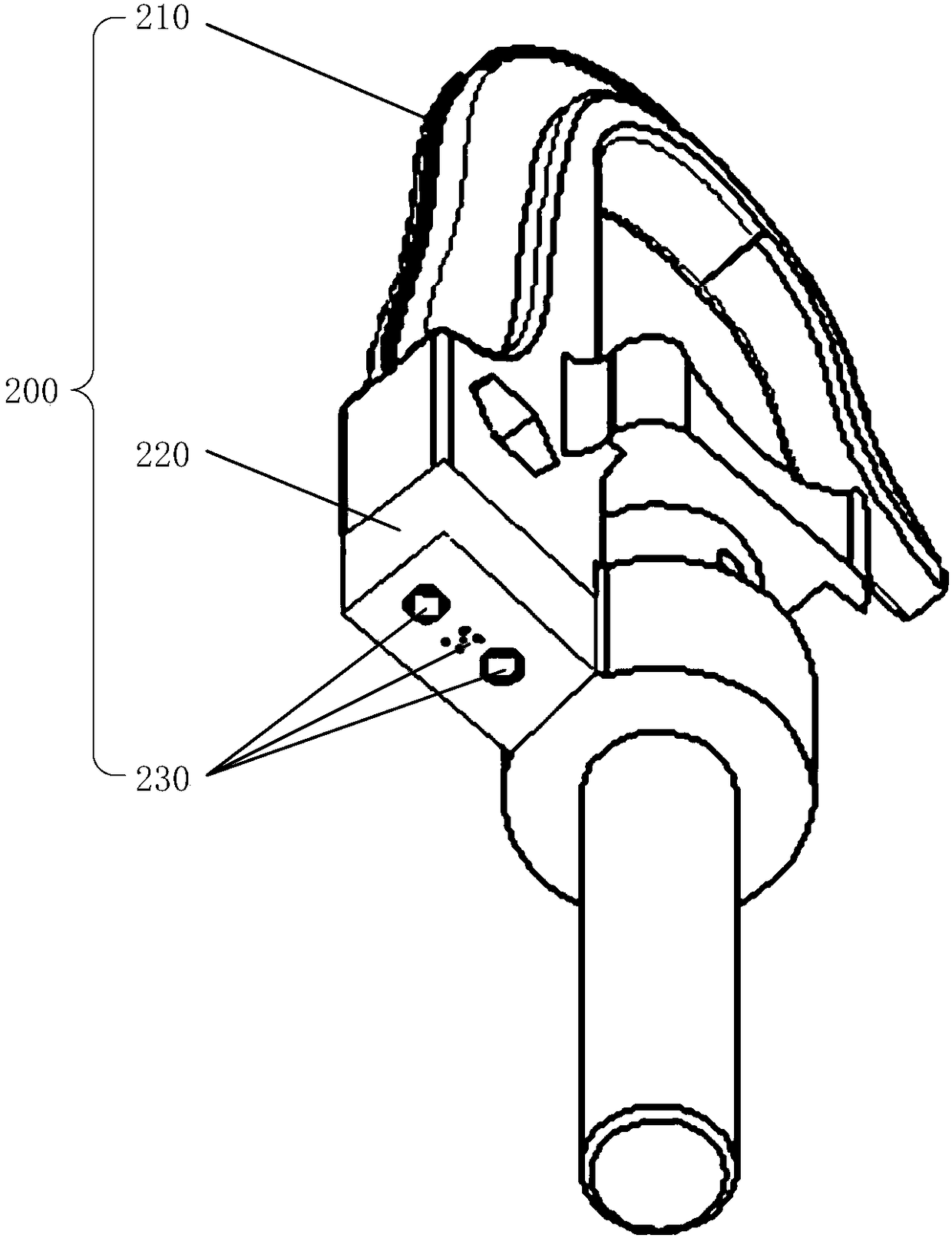 Intelligent distribution network ground wire device and intelligent distribution network ground wire grounding measurement system