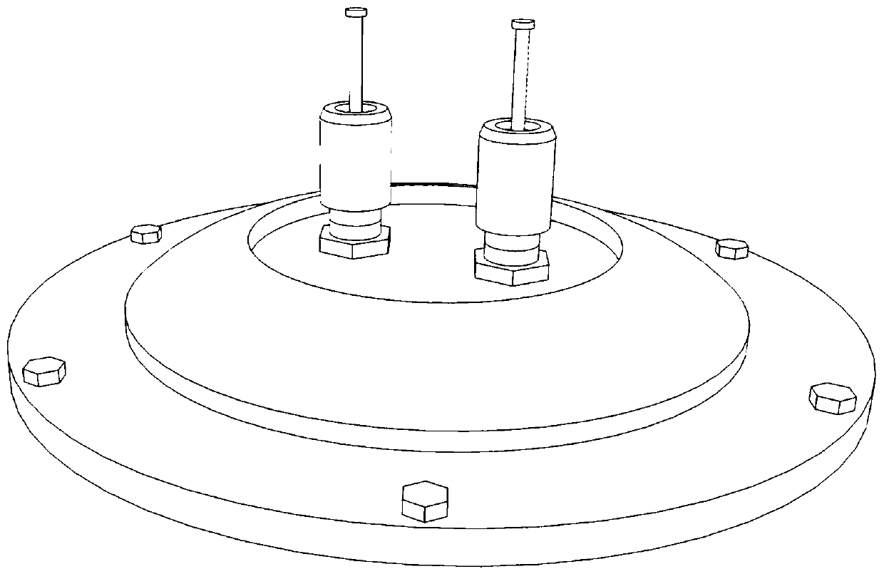 High-space resolution composite electrode cross detection method