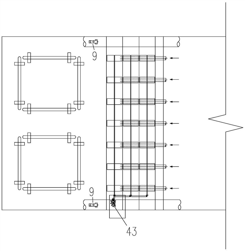 Device for removing hydrogen sulfide gas in dark culvert river surge based on ultraviolet oxidation and using method thereof