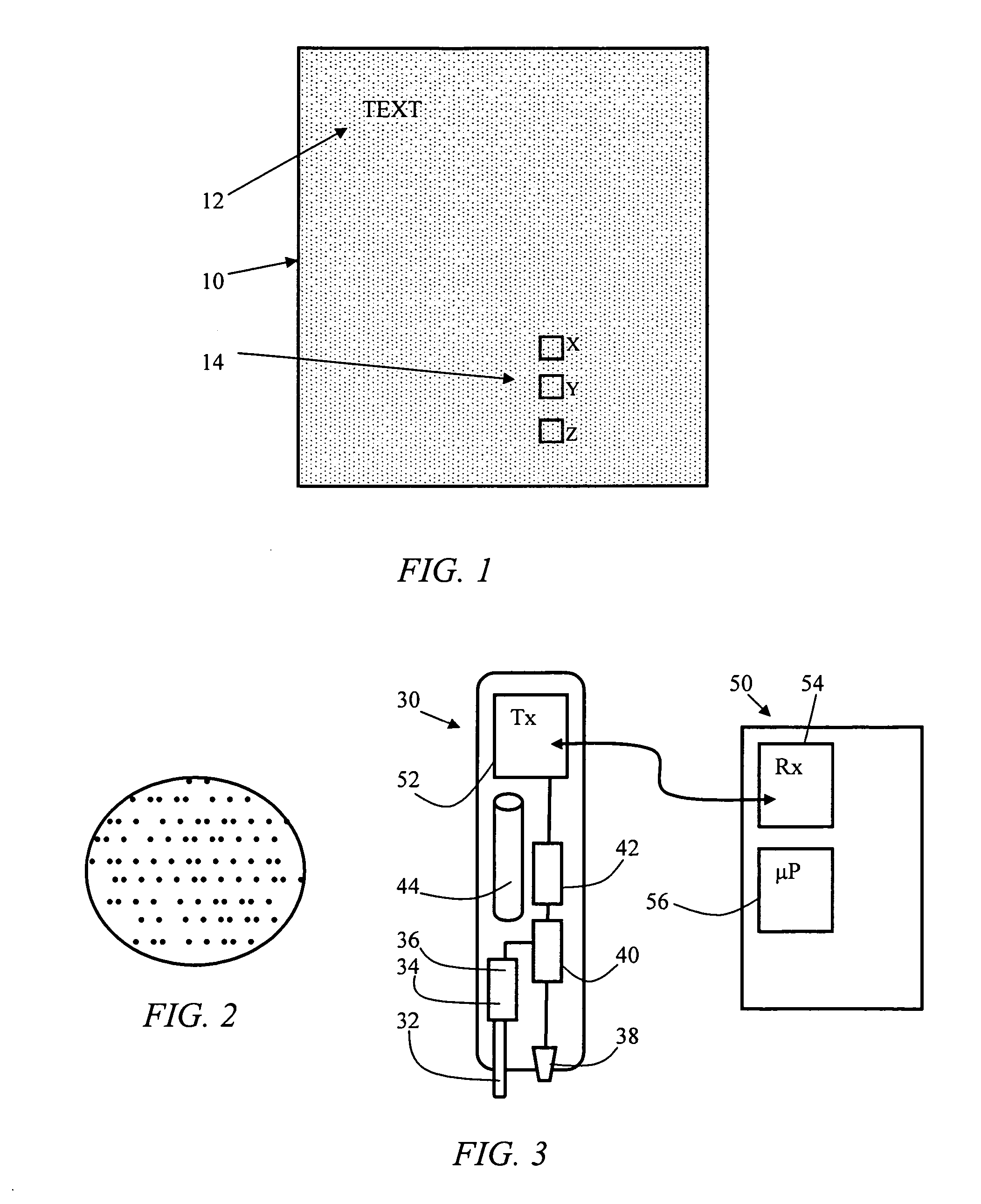 Substrates having a position encoding pattern