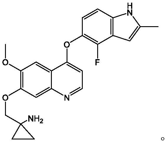 Pharmaceutical combination of quinoline derivative and PD-1 monoclonal antibody