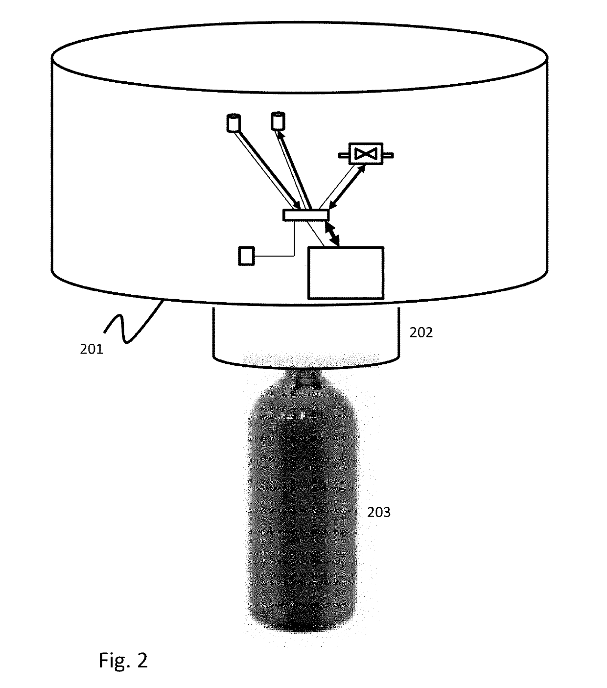 System and use method for valve controlled by sound