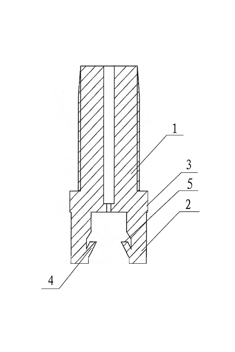 Safety injector needle seat structure