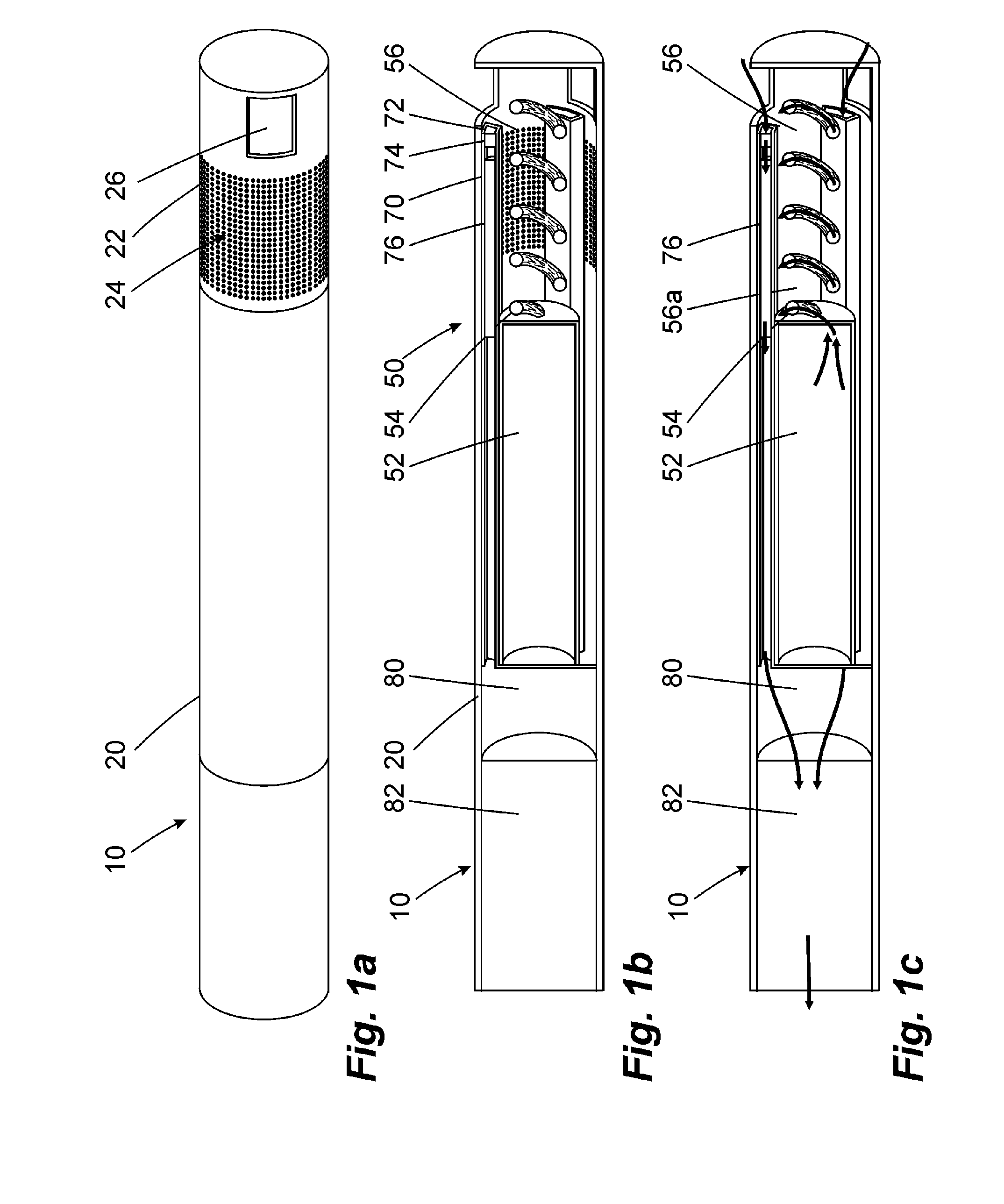 Inhalation device and heating unit therefor