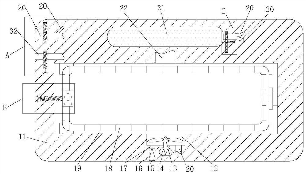 Hydrogen energy fuel cell with self-protection function