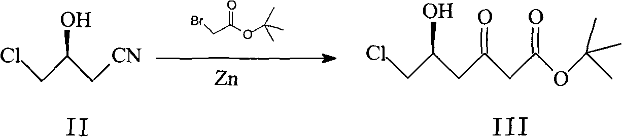Synthetic method of key intermediate of rosuvastatin calcium side chain