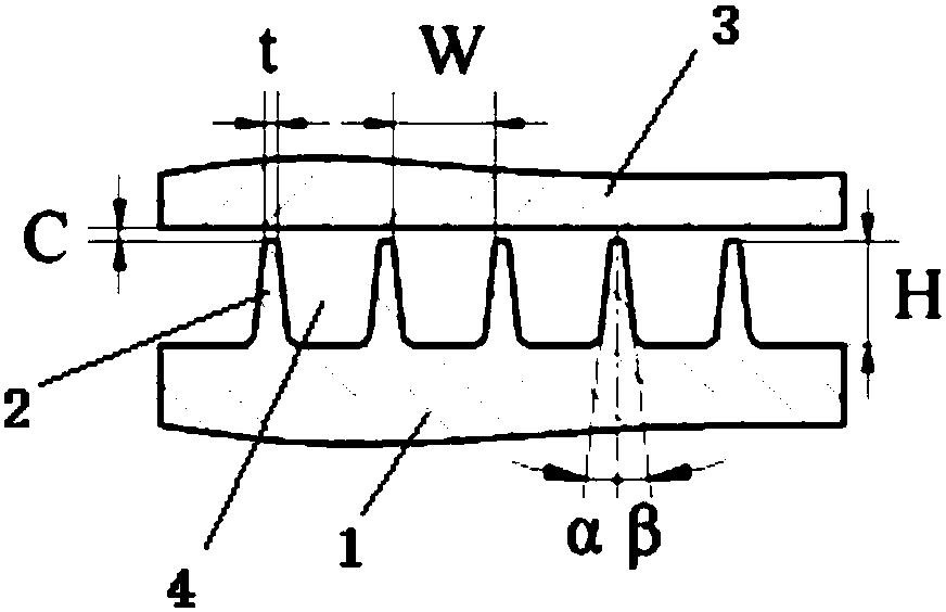 Aviation engine labyrinth seal structure with tapered leading air holes