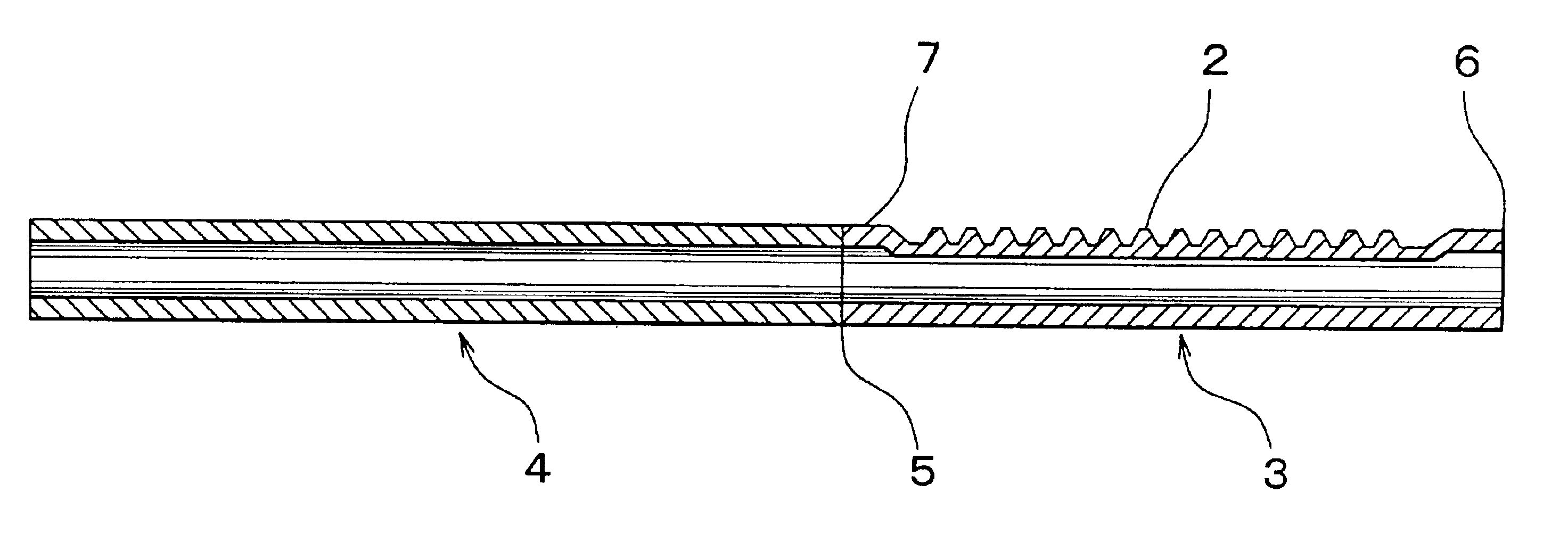 Hollow steering rack bar and its manufacturing method