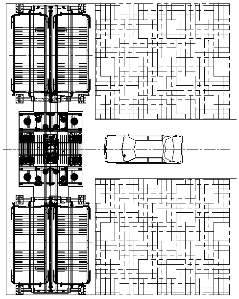 Conveying-type comb vertical circulation parking method