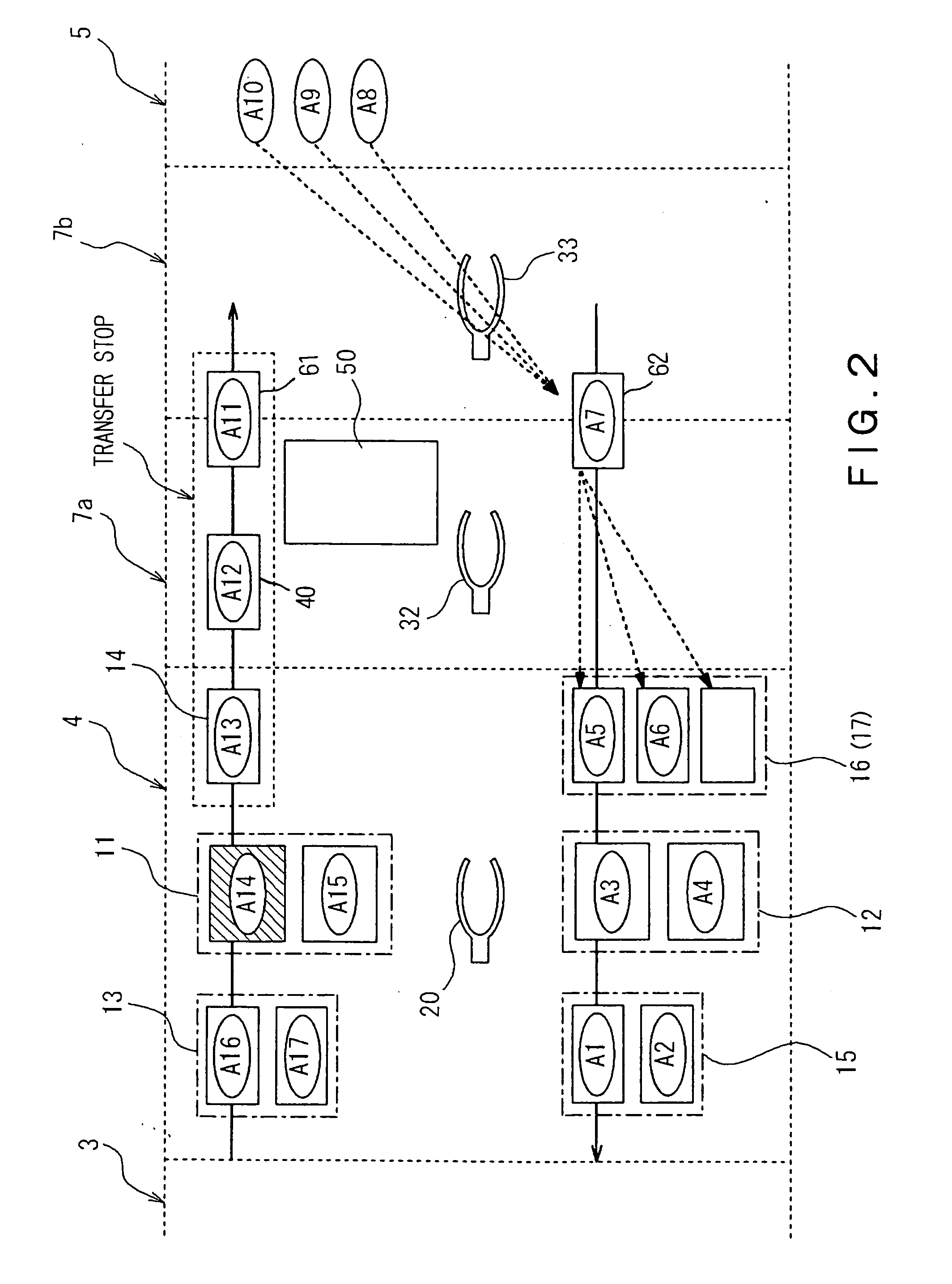 Substrate transporting and processing apparatus, fault management method for substrate transport and processing apparatus, and storage medium storing fault management program